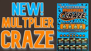 Going CRAZY for the NEW Multiplier CRAZE Lottery Scratch Off Ticket from the New York State Lotto!