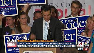 Local grad students concerned about tax bill