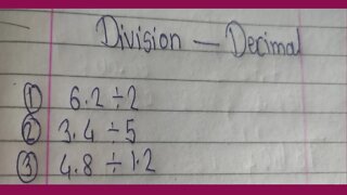 division decimal// decimal// 6th hindi and english