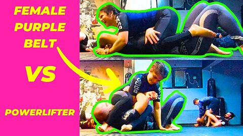 GIRL VS GUY BJJ - Relentless Attacks From The Purple Belt Eda - 09 may 2023