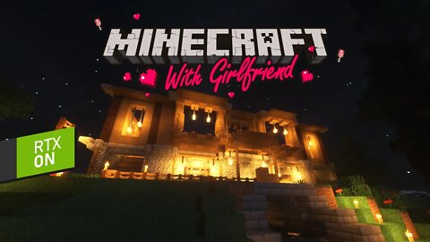 Building the 1st Floor Base & Stairs | Minecraft with Girlfriend • Day 28