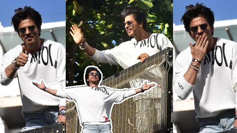 Shahrukh khan LIVE Dance and Icon Pose at Mannat Create Guinness World Record | Unbelievable Madness