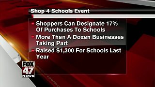 Buy local, support schools by shopping Saturday
