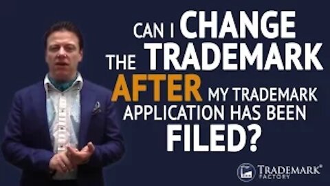Trademark Filing Process: Can I change the trademark itself after my application has been filed?
