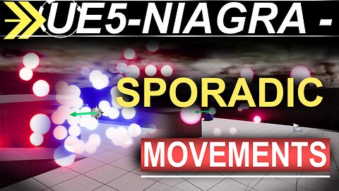Unreal5 Niagra VFX: Sporadic Particle Movements (Noise Curl!)