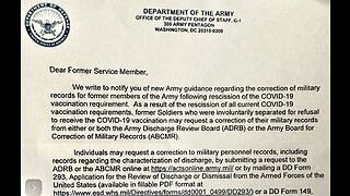 COVID - 19: A letter is going out to soldiers …”may request a correction of their military records.”