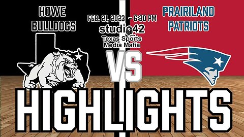 Howe vs Prairiland Highlights, bi-district basketball, 2/21/2023