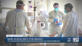 CDC issues new guidelines for masks