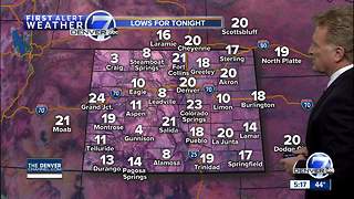 Tuesday evening forecast