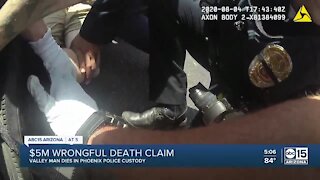 $5M wrongful death claim filed against Phoenix PD