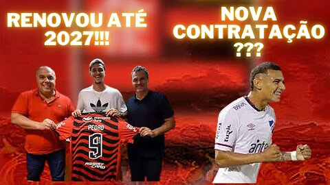 PEDRO RENOVA COM O FLAMENGO ATÉ 2027