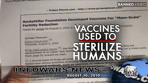 Rockefeller Documents Confirm Vaccines Used to Sterilize Humans