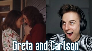 Greta and Carlson A League of Their Own Reaction | LGBTQ+