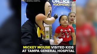 Mickey Mouse visits kids at Tampa General Hospital | Taste and See Tampa Bay
