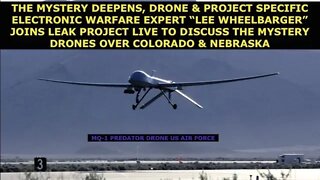 Drone & Electronic Warfare Expert, Mystery Continues Over Mass Drone Sightings, Lee Wheelbarger