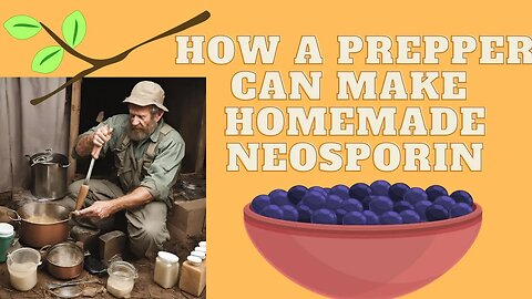 How a Prepper can make homemade Neosporin like medicine for those inevitable cuts & scrapes.