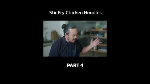 Stir fry chicken noodles and vegetables recipe part 4 #shorts