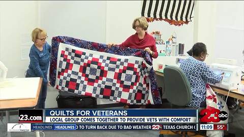 Quilts for veterans