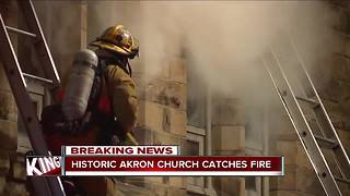 Fire destroys historic Akron church overnight