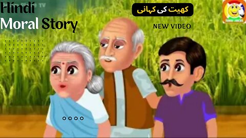 Hindi kahaniyan || New Urdu Story || Cartoon || کھیت کی کہانی