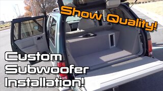 Installing A Custom Subwoofer Box Worthy Of A Show Truck! Jimmy Resto Ep.18