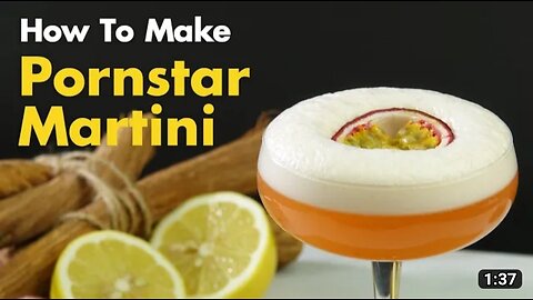 How to make pornostar Martini