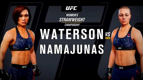 EA Sports UFC 3 Gameplay Rose Namajunas vs Michelle Waterson