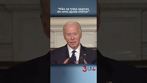Joe Biden: “Armamentos dos EUA estão à disposição de Israel” #shorts
