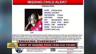 Body of missing 4-year-old girl found in pond