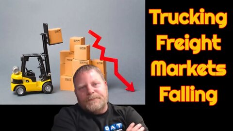 Trucking Freight Markets Keep Falling