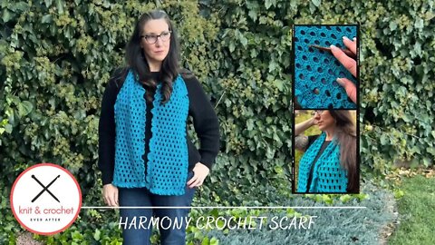 Harmony Crochet Scarf Tutorial