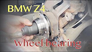 BMW Z4 E85 Front wheel bearing change - Part 16