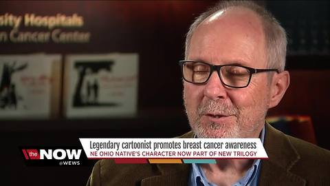 Legendary cartoonist, Northeast Ohio native, promotes breast cancer awareness through comic