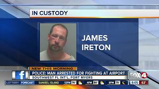 Police: Man arrested for public intoxication at the airport