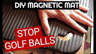 Protect Car Windows From Golf Balls with DIY Magnetic yoga mat