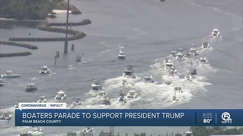 Hundreds of boaters show support for President Trump with boat parade in Palm Beach County