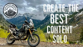 The Best Camera Gear and Angles for Solo Moto Content.