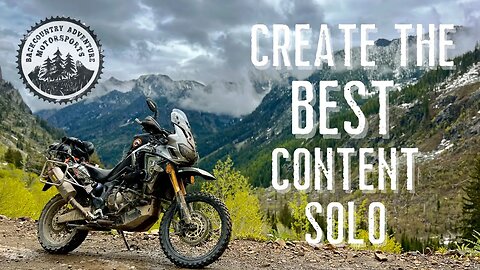 The Best Camera Gear and Angles for Solo Moto Content.