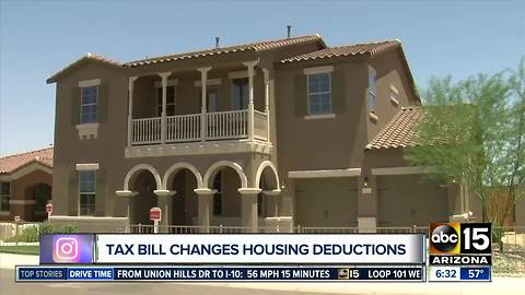 Tax bill changes housing deductions