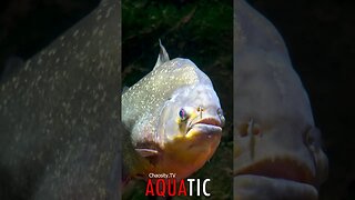 🌊 #AQUATIC - Aquatic Nightmares: Red-Bellied Piranhas' Captivating Presence 🦈