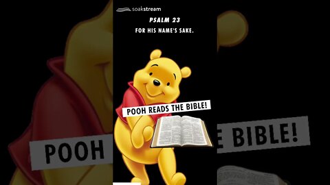 If Winnie the Pooh got saved and read The Bible! 🙌🏼😱🤯💥😝