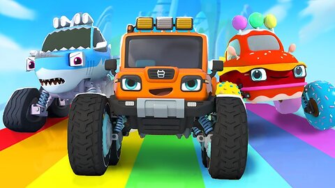Monster Truck, Super Ambulance Rescue Team | Kids Song | BabyBus