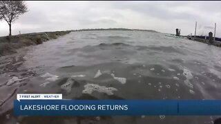 Lakeshore flooding returns
