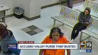Woman accused of stealing purses in Scottsdale