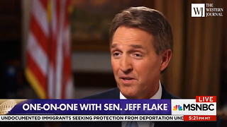 Flake Won't Rule Out Challenging Trump (C1)