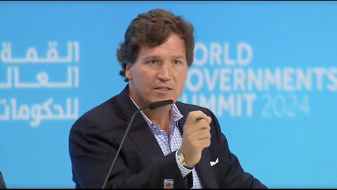 Tucker Carlson : World Government Summit 2024 Full Panel