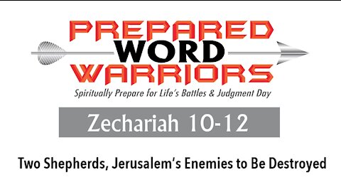 Reading the Bible: Zechariah 10-12. Two Shepherds, Jerusalem’s Enemies to Be Destroyed