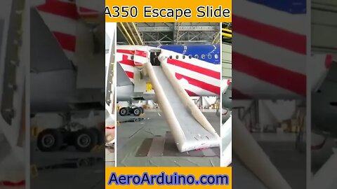 Airbus A350 Emergency Escape Slide #Aviation #Flying #AeroArduino