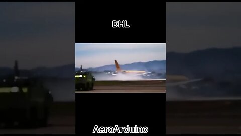 Watch DHL #B757 Skid And Crashes In Half #Aviation #Fly #AeroArduino