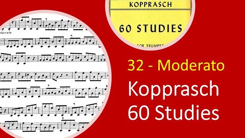 Kopprasch 60 Studies for Trumpet - 32